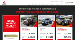 Desktop Screenshot of mitsubishi-in-actie.nl