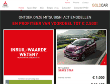 Tablet Screenshot of mitsubishi-in-actie.nl